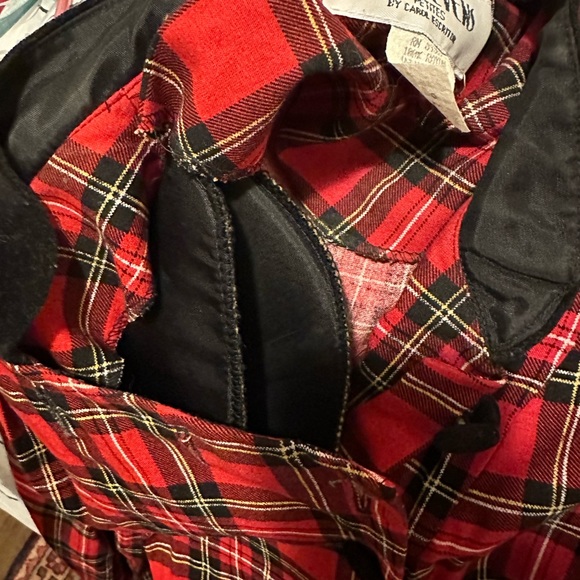 Red Plaid Dress - Picture 2 of 8